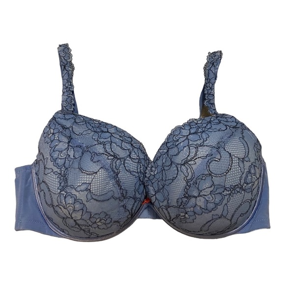 Cacique Blue Lace Bra - Picture 1 of 8